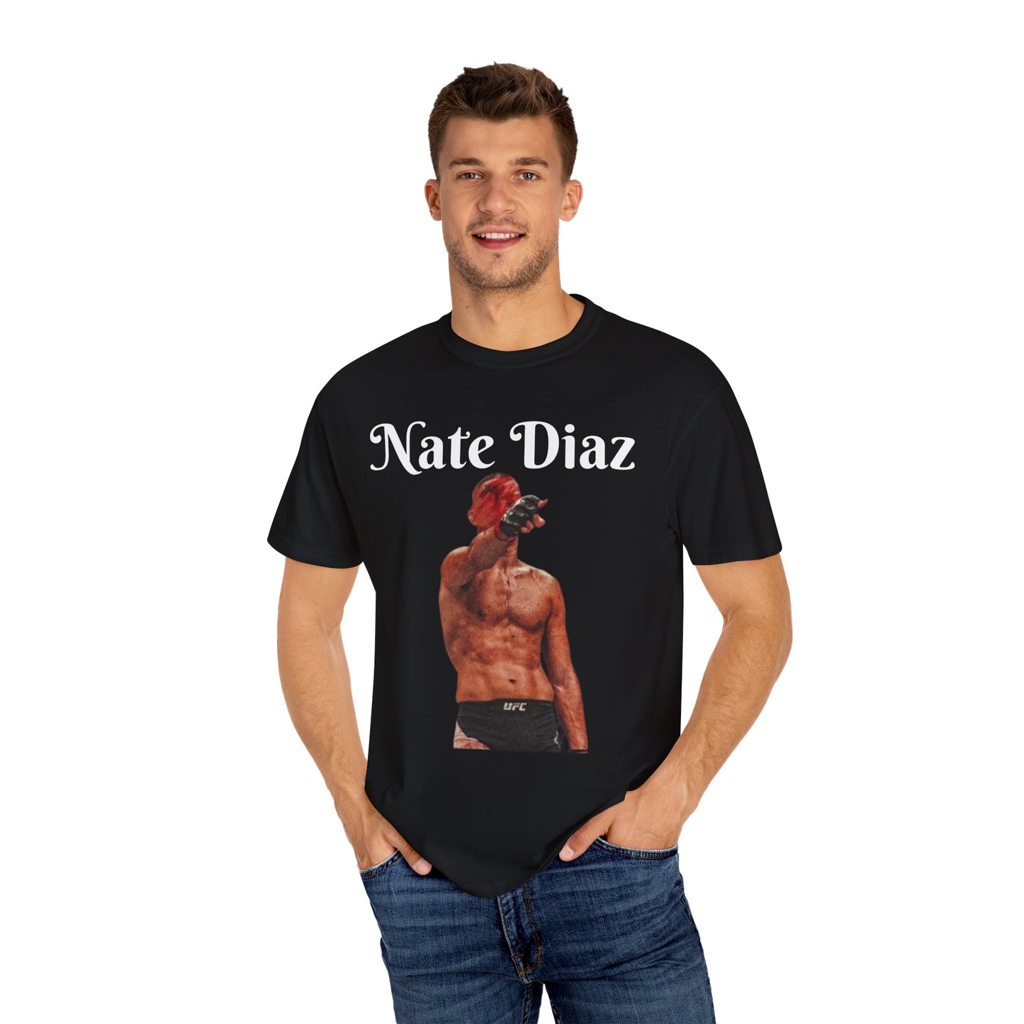 Unisex Garment-Dyed T-shirt - Nate Diaz Tee